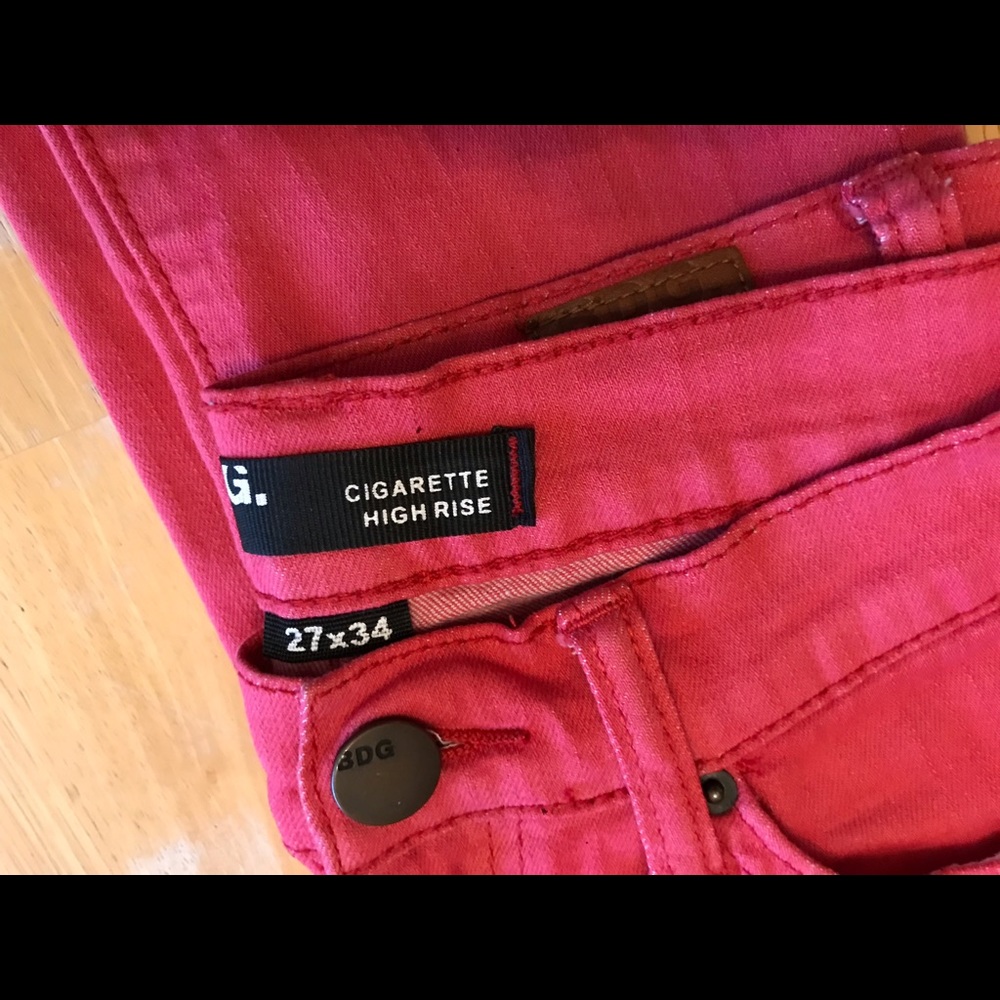 BDG JEANS 27x34 Red